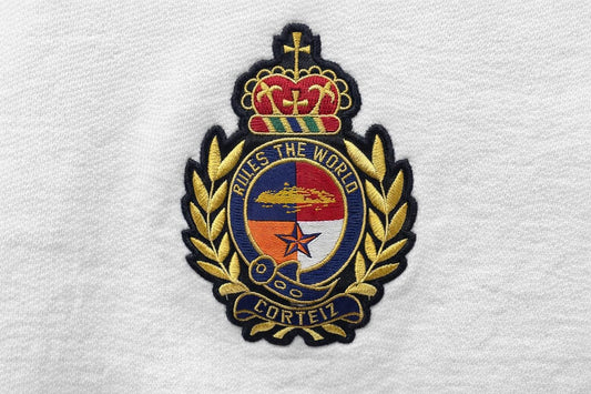Corteiz Hoodie Zip Royal White