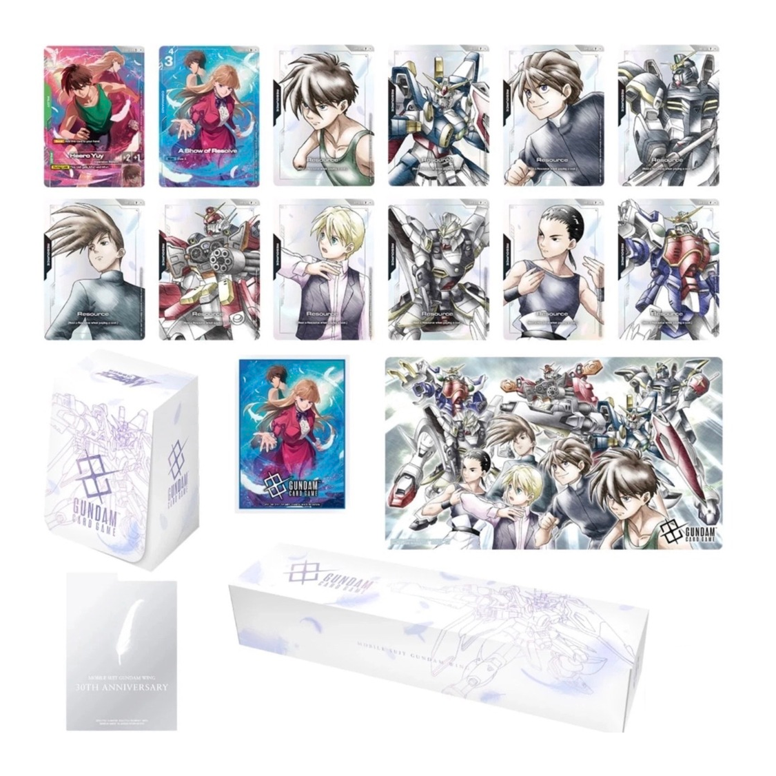 Gundam Card Game PB01 Premium Accessory Set Mobile Suit Gundam Wing