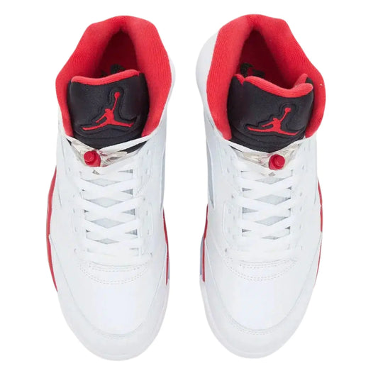 Air Jordan 5 Retro Fire Red Black Tongue (2025)