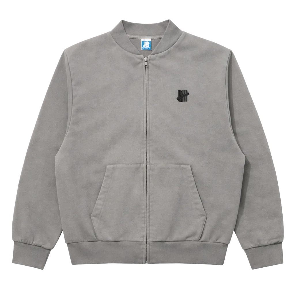 Undefeated varsity zip reversible crewneck