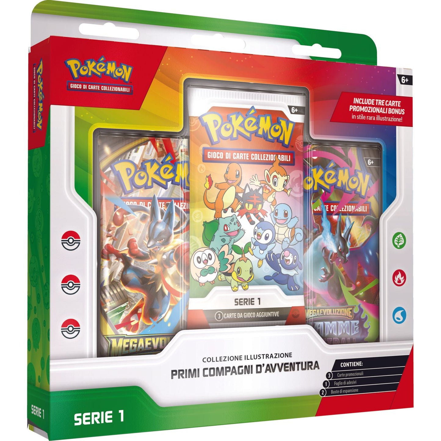 POKÉMON COLLEZIONE ILLUSTRAZIONE PRIMI COMPAGNI D’AVVENTURA