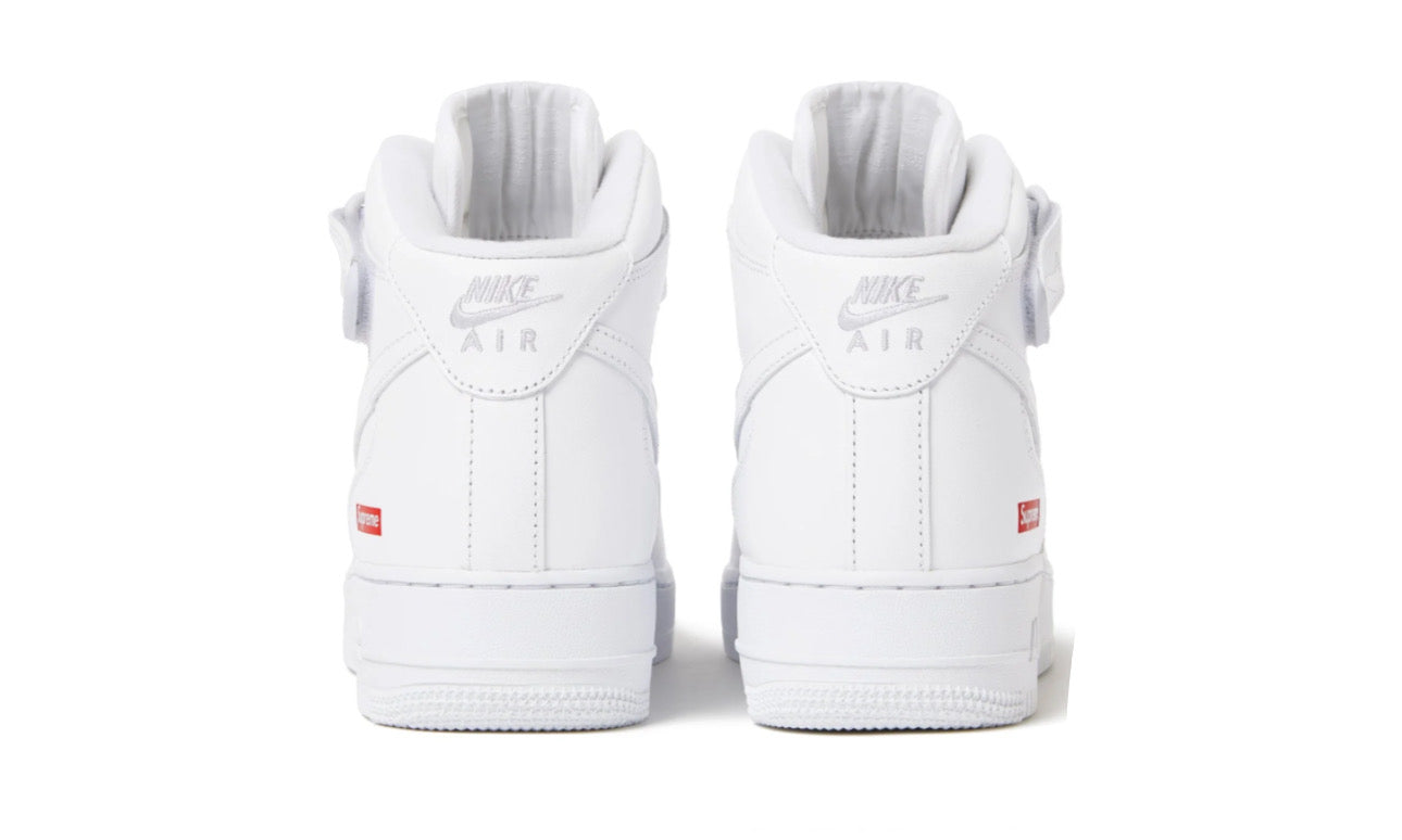 Air Force 1 Mid Supreme White