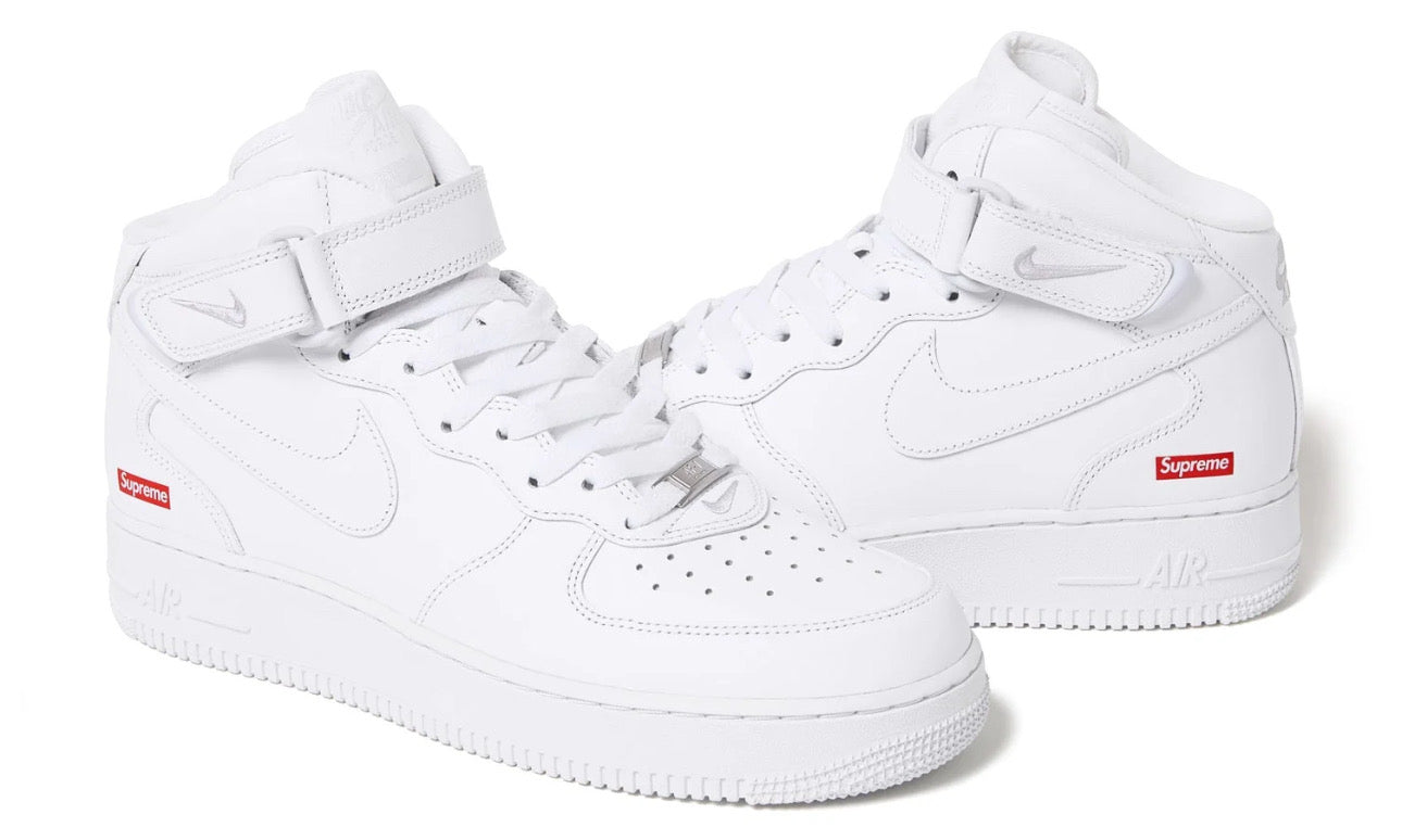 Air Force 1 Mid Supreme White