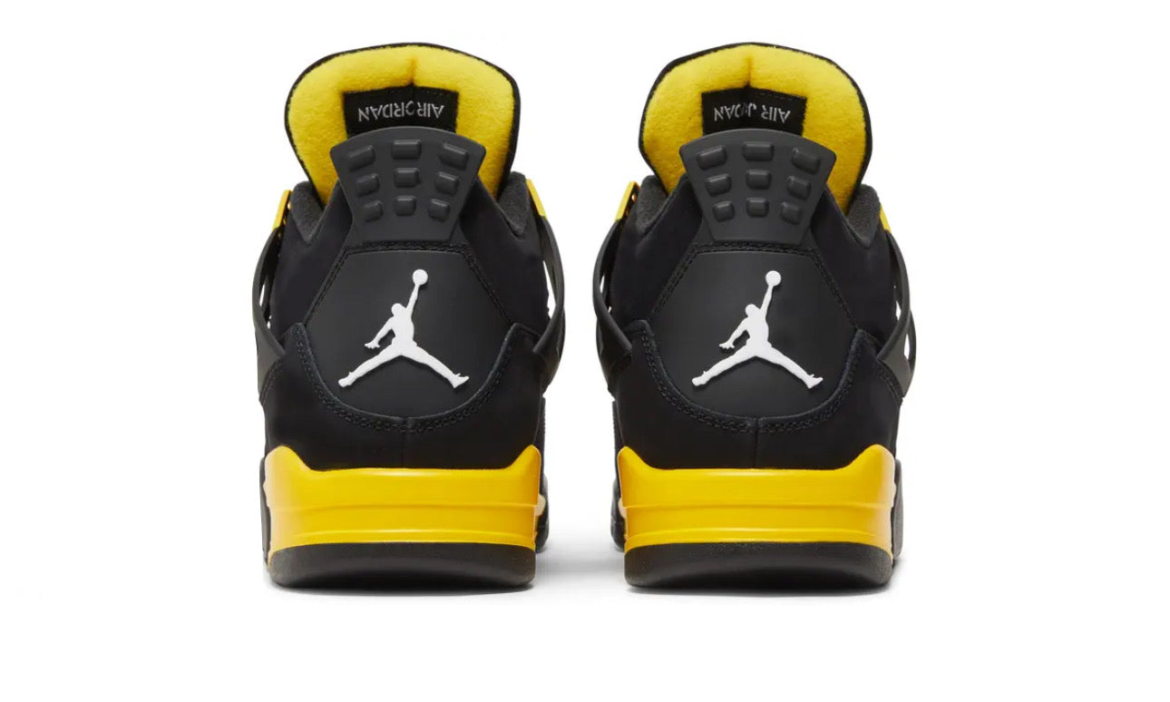 Jordan 4 Retro Thunder Black Yellow