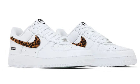 Air Force 1 Low White Cheetah Print Supreme x Goodenough