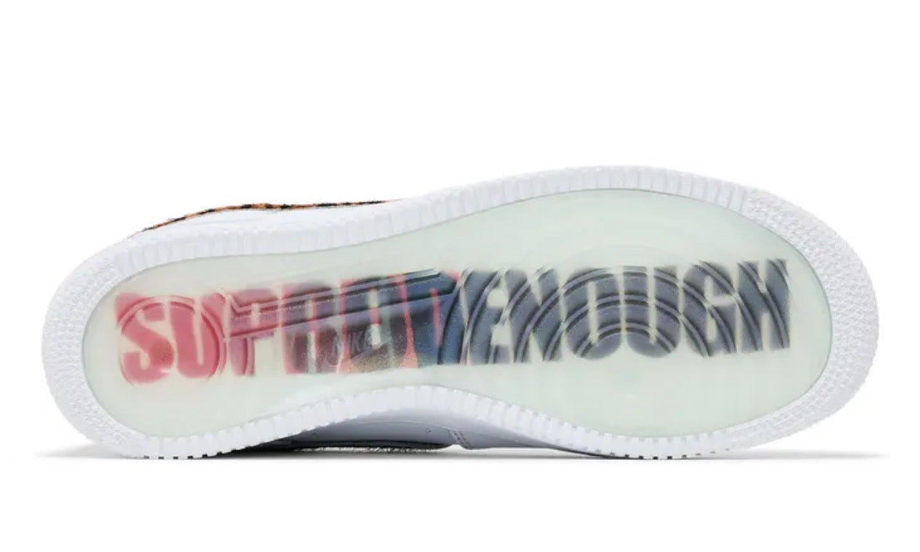 Air Force 1 Low White Cheetah Print Supreme x Goodenough