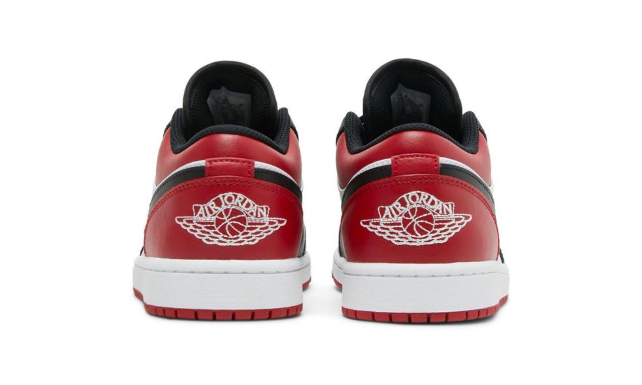 Jordan 1 Low Bred Toe