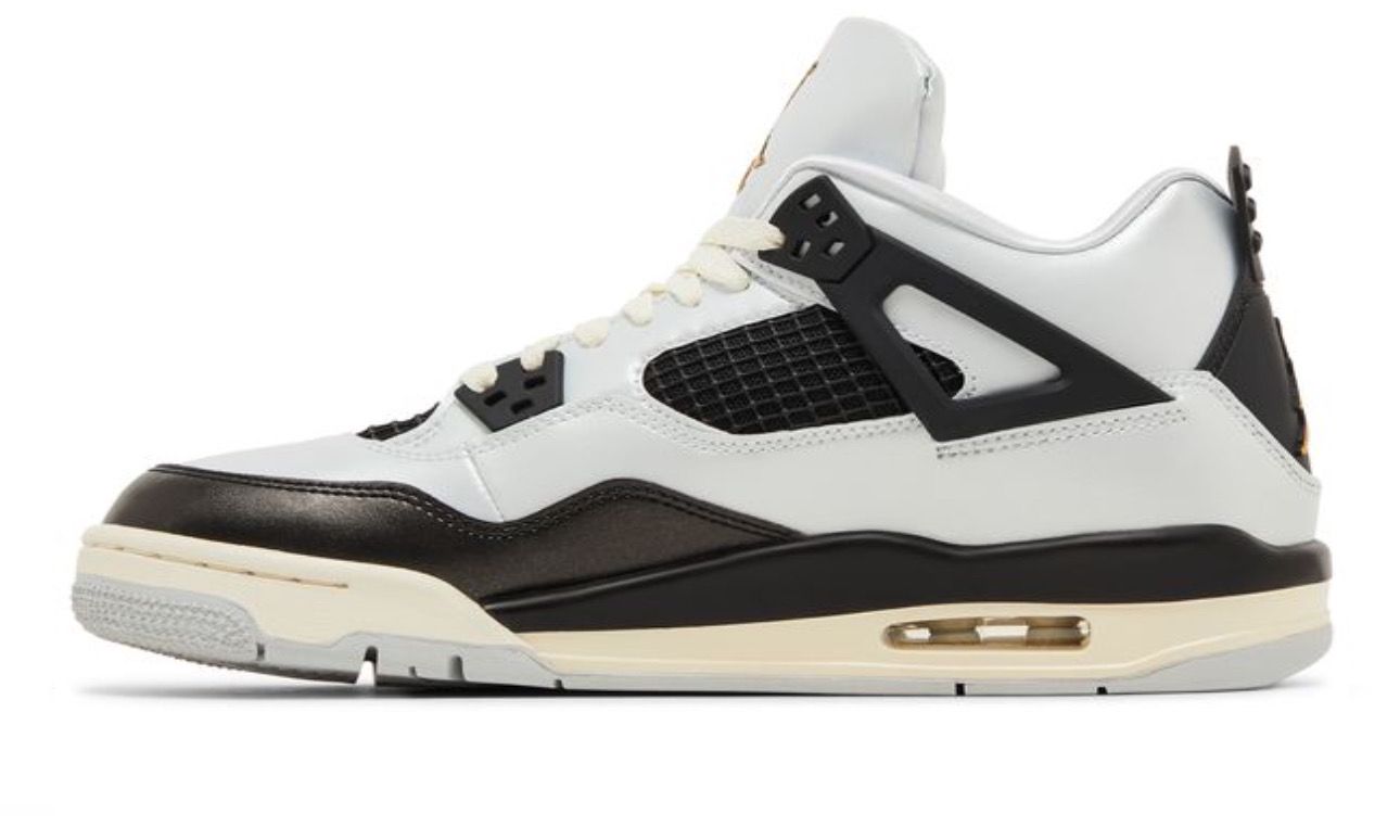 Jordan 4 Retro GS Platinum Gold