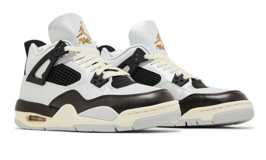 Jordan 4 Retro GS Platinum Gold