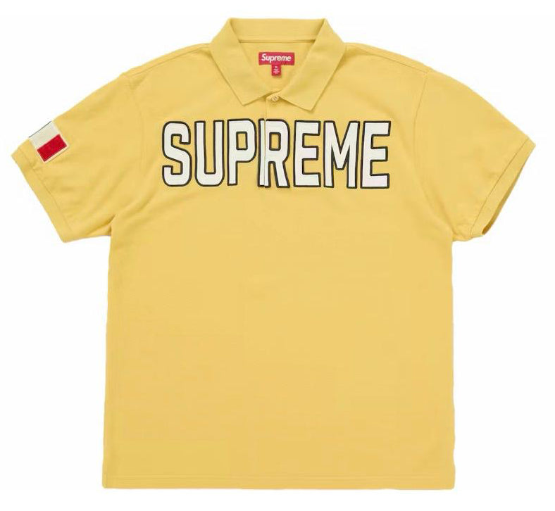Polo Supreme Twill Appliqué Gialla