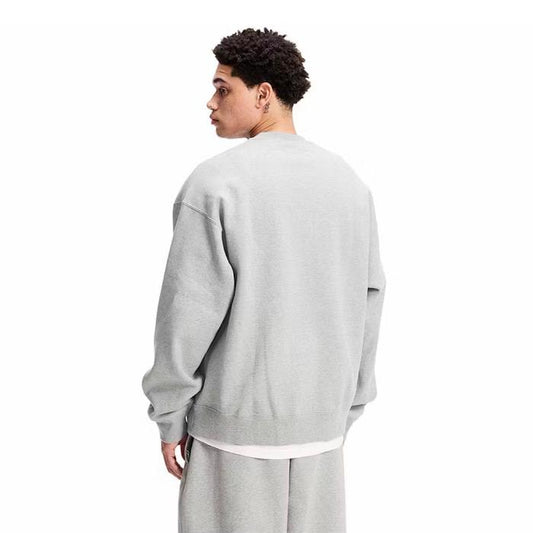 Felpa Nike x Stussy Crew Fleece grigio
