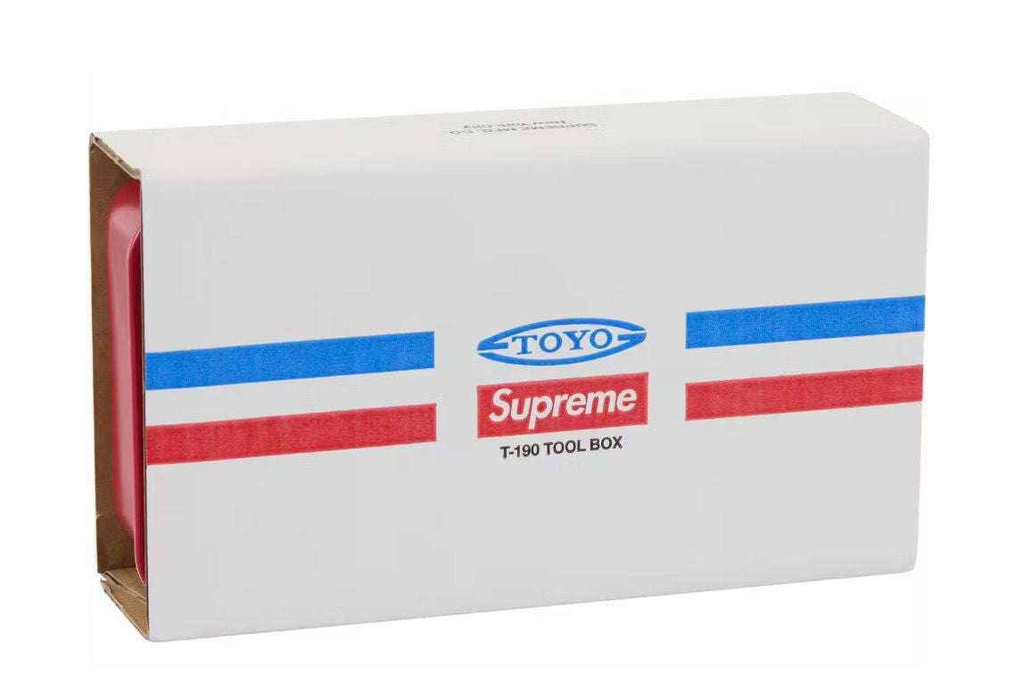 Supreme Cassetta Degli Attrezzi Toyo T-190 Mini In Acciaio