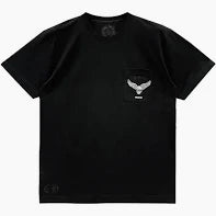 Maglietta a maniche corte Chrome Hearts x Foti x Yungblud Aerosmith, nera e bianca