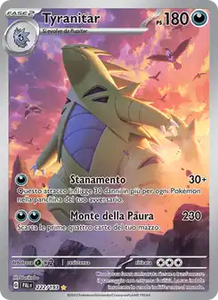 Tyranitar (PAL 222) ITA