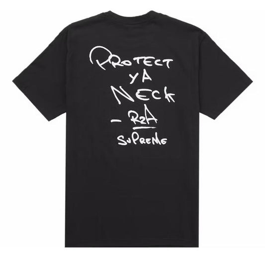 T-shirt Supreme Wu-Tang Clan RZA nera