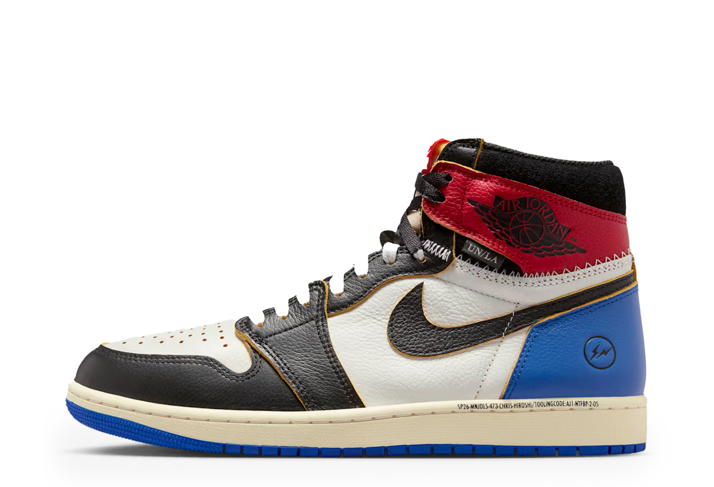Air Jordan x Union LA x Fragment Design 1 High OG 'Varsity Red & Sport Royal'