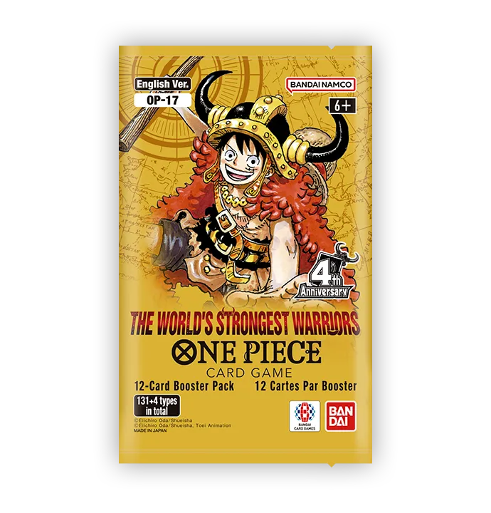 One Piece OP17 - Booster Box ENG THE WORLD'S STRONGEST WARRIORS