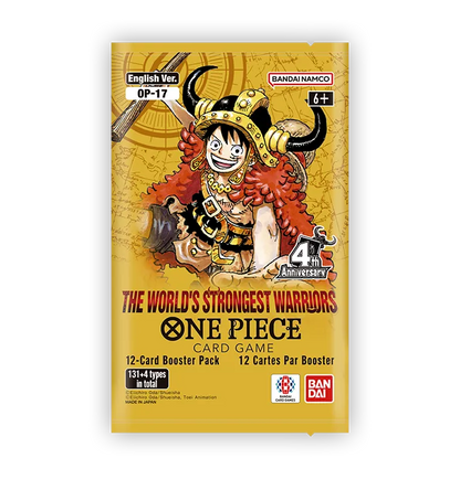 One Piece OP17 - Booster Box ENG THE WORLD'S STRONGEST WARRIORS