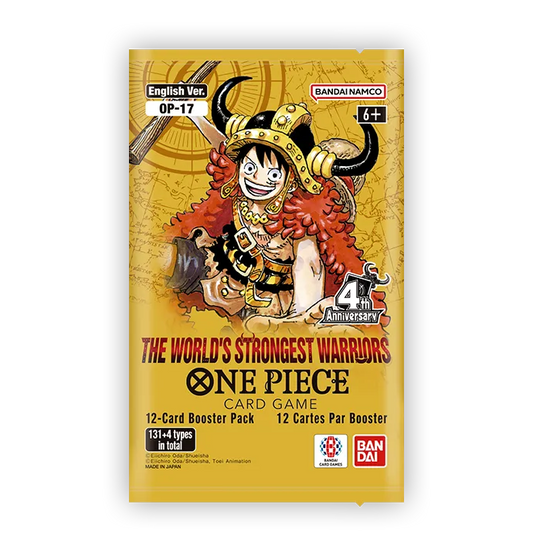 One Piece OP17 - Booster Box ENG THE WORLD'S STRONGEST WARRIORS