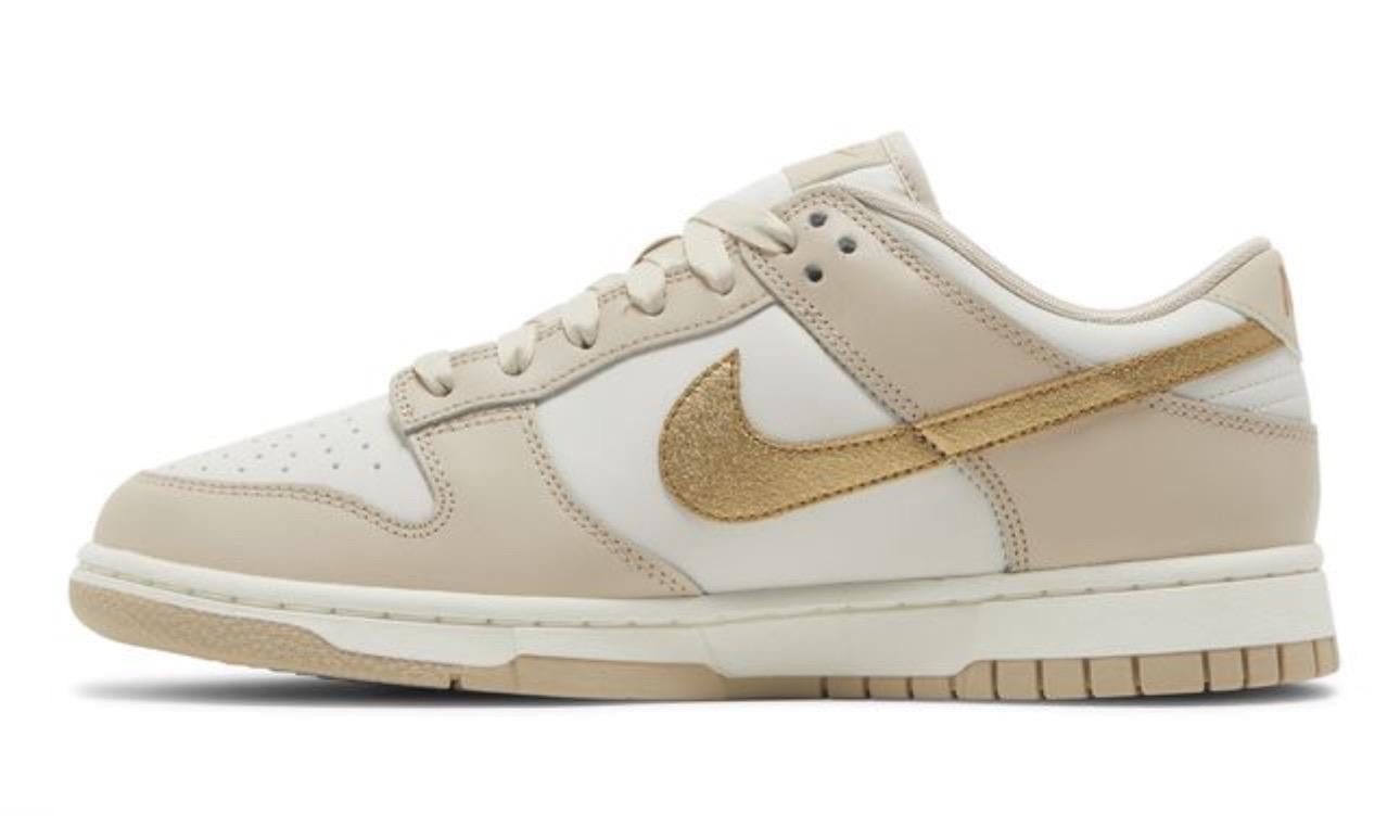 Nike Dunk Low Gold Swoosh
