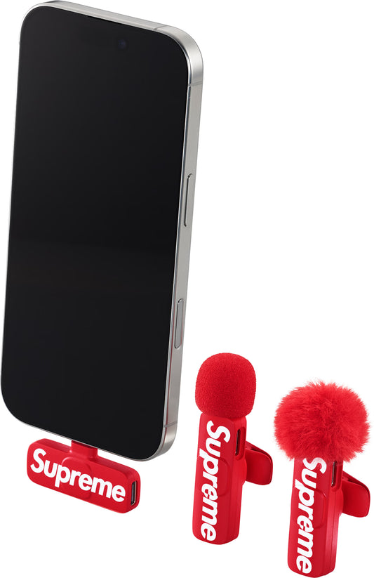 Supreme Mini Mics (Set of 2) Red