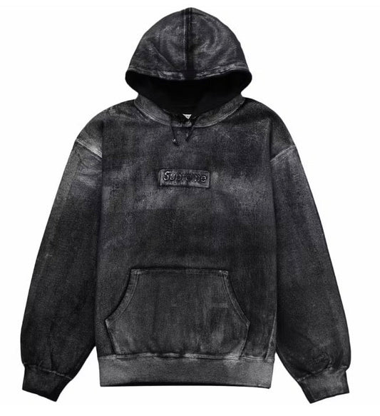 Felpa con cappuccio Supreme MM6 Maison Margiela Foil Box Logo nero