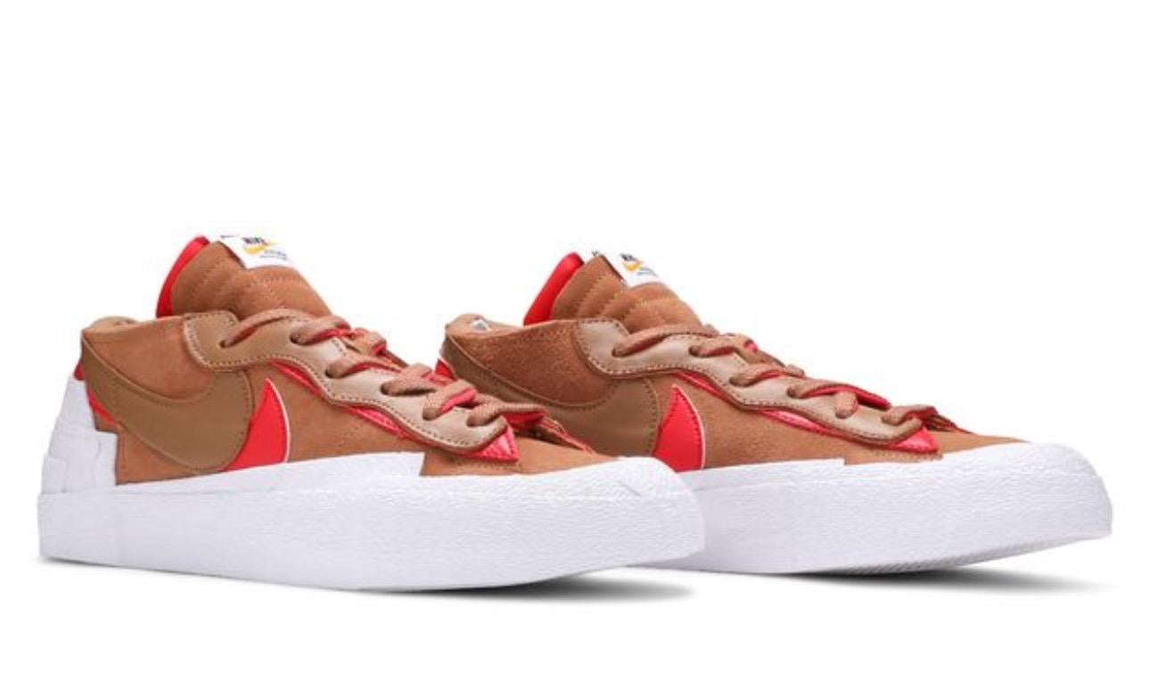 Nike Blazer Low British Tan x Sacai