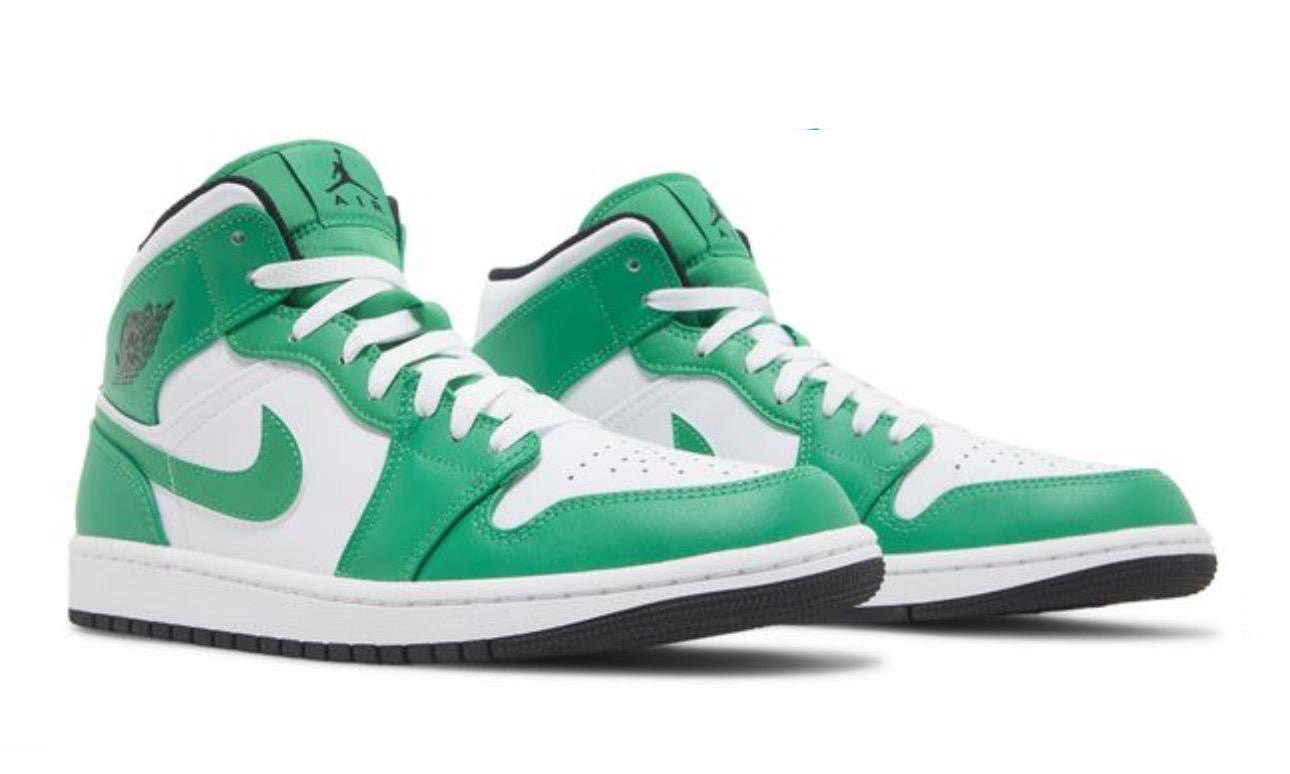 Jordan 1 Mid Lucky Green
