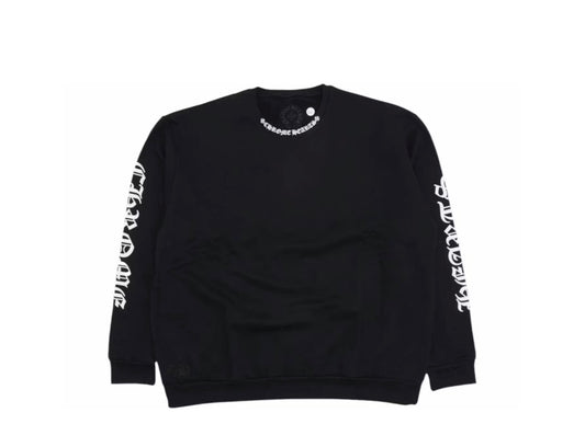 Chrome Hearts longsleeve con logo a cuori cromati L/S nera