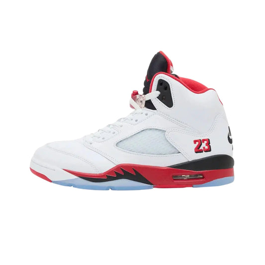 Air Jordan 5 Retro Fire Red Black Tongue (2025)