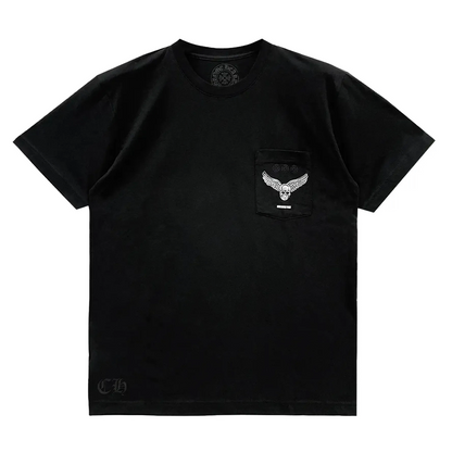 Maglietta a maniche corte Chrome Hearts x Foti x Yungblud Aerosmith, nera e bianca