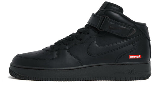 Air Force 1 Mid Supreme Black