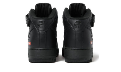 Air Force 1 Mid Supreme Black