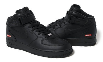Air Force 1 Mid Supreme Black