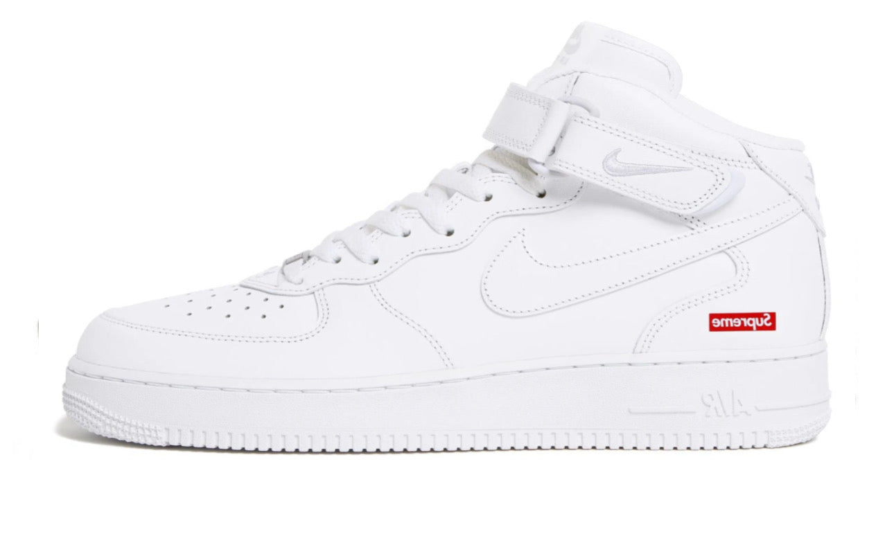 Air Force 1 Mid Supreme White