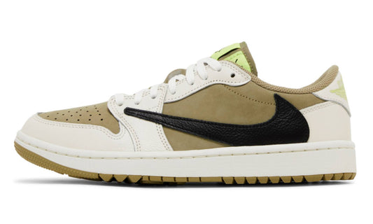 Jordan 1 Low Golf Travis Scott Neutral Olive