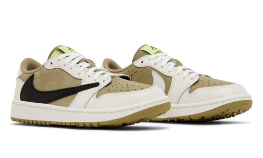 Jordan 1 Low Golf Travis Scott Neutral Olive