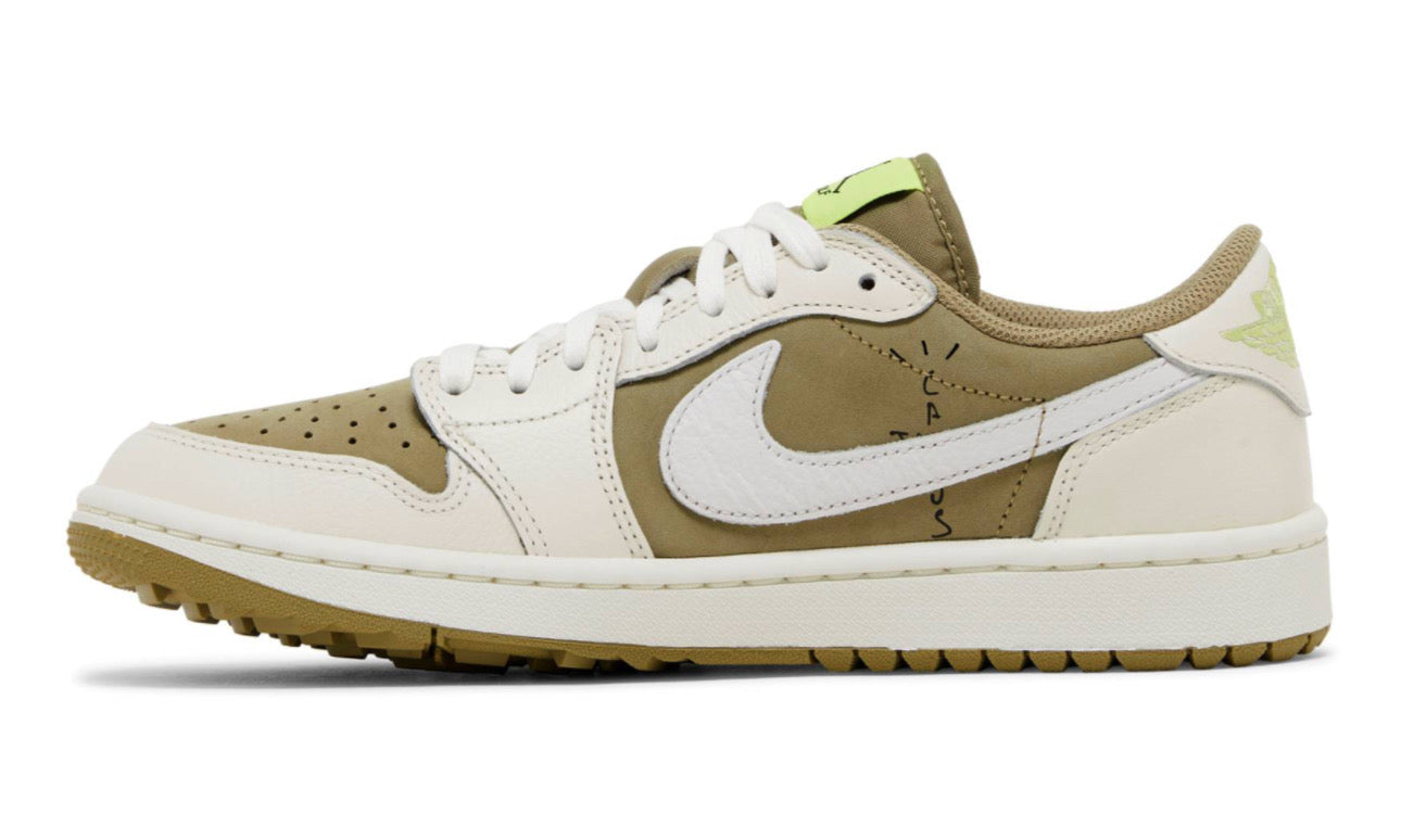 Jordan 1 Low Golf Travis Scott Neutral Olive