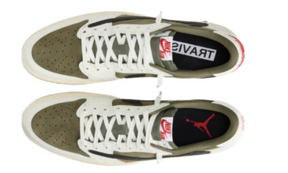 Jordan 1 Retro Low OG SP Travis Scott Reverse Olive / Medium Olive