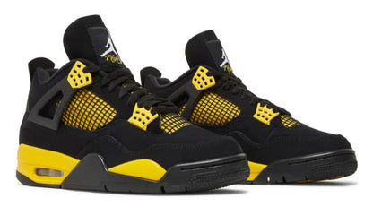 Jordan 4 Retro Thunder Black Yellow