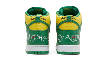 Nike SB Dunk High By Any Means - Brazil x Supreme