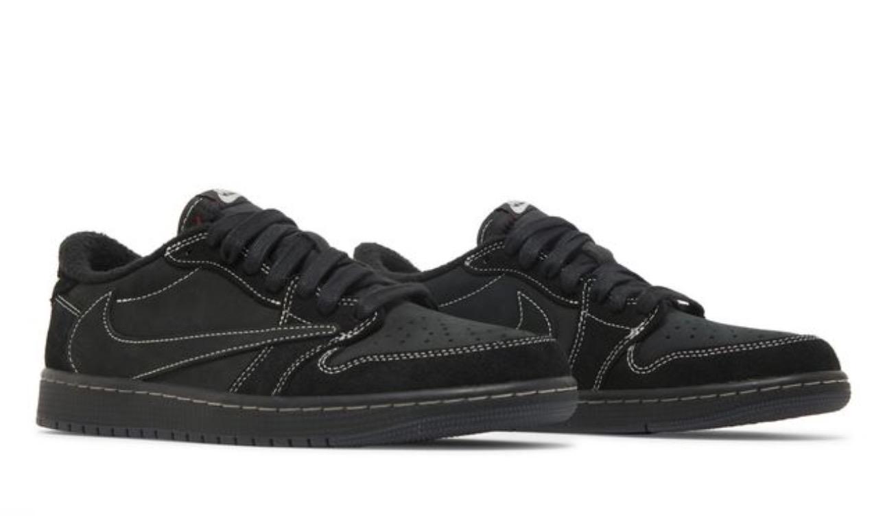 Jordan 1 Retro Low OG SP Black Phantom x Travis Scott