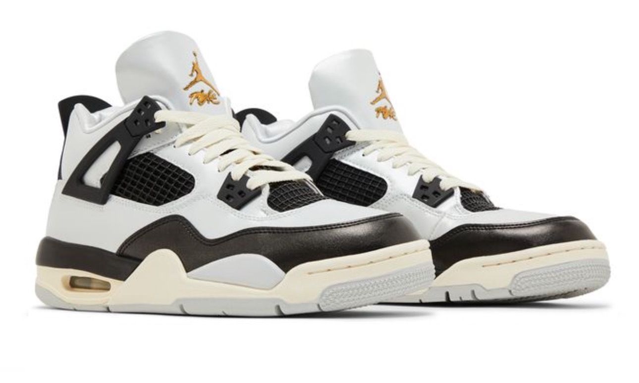Jordan 4 Retro GS Platinum Gold