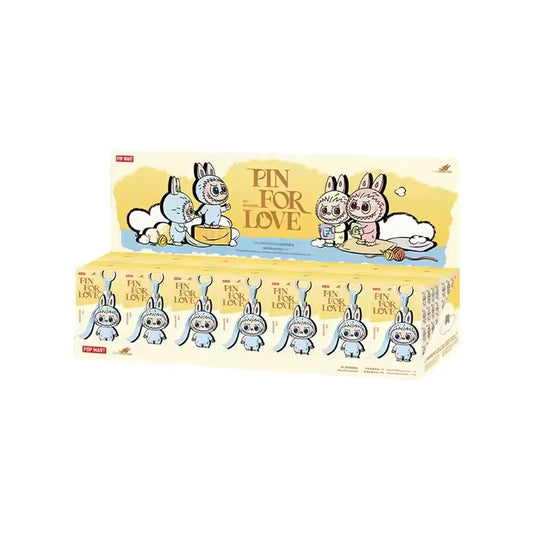 Pop Mart Labubu THE MONSTER PIN FOR LOVE SERIES - Vinyl Plush Pendant blind box A-M (SINGLE BOX)