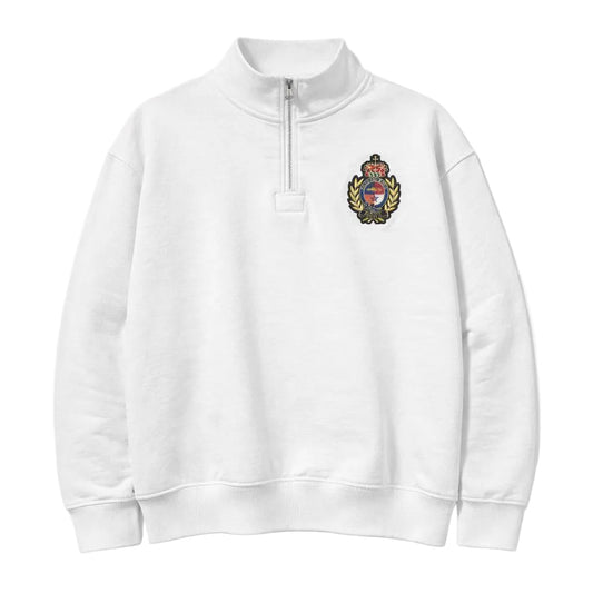 Corteiz Hoodie Zip Royal White