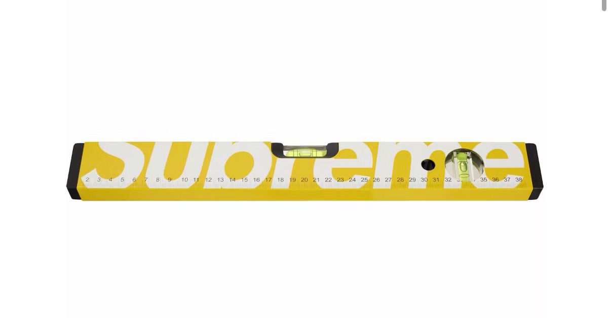 Supreme Meterex Spirit Level Yellow