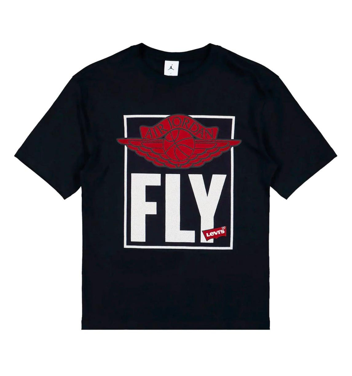 T-shirt Nike Jordan x Levi's S/S Nera