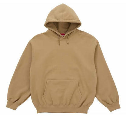 Felpa con cappuccio Supreme Satin Appliqué (FW25) Marrone
