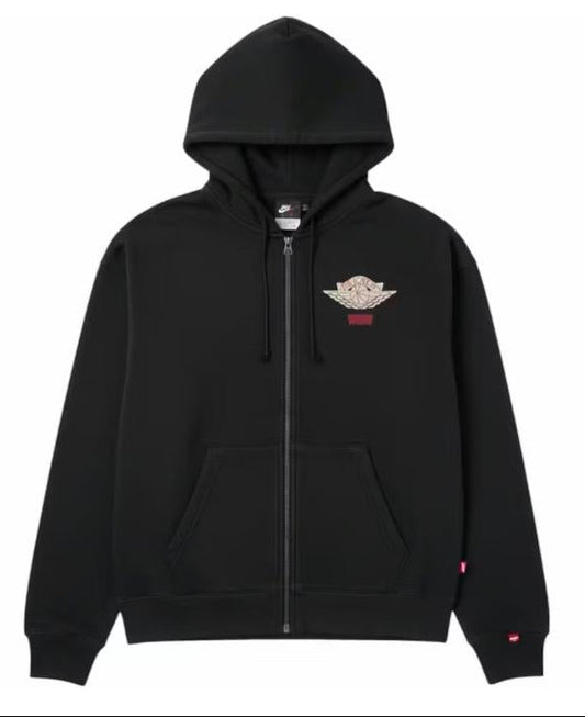 Felpa con cappuccio Nike Jordan x Levi's Full Zip nera