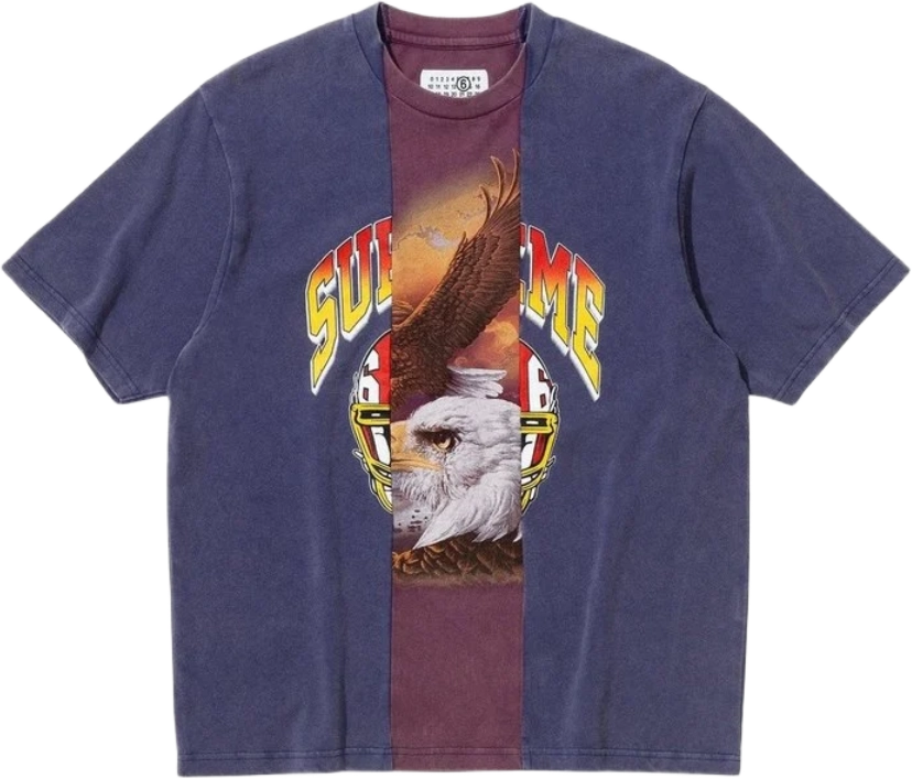 Supreme MM6 Maison Margiela Split S/S Top Navy